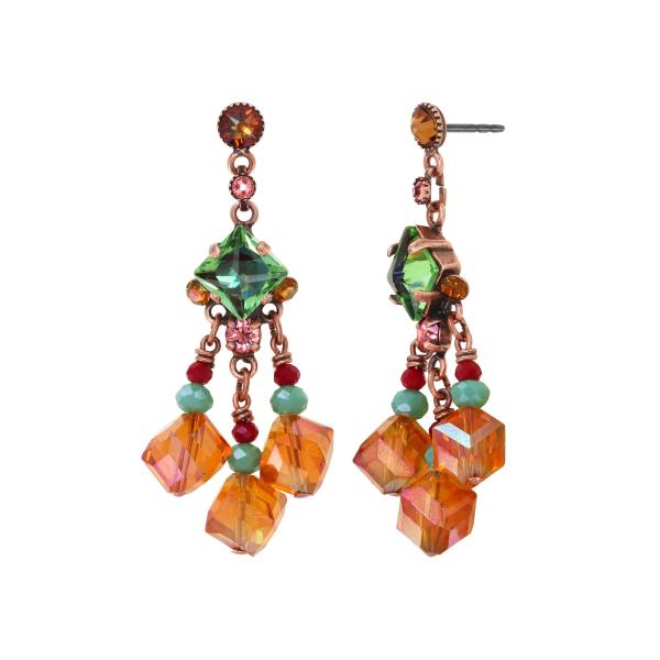 Orange - Indian Summer - Ohrringe von Konplott